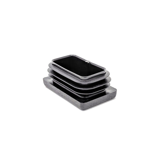 Rectangular Tube Inserts 40mm x 25mm Black | Made in Germany | Keay Vital Parts