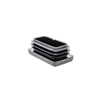 Rectangular Tube Inserts 45mm x 25mm Black | Made in Germany | Keay Vital Parts