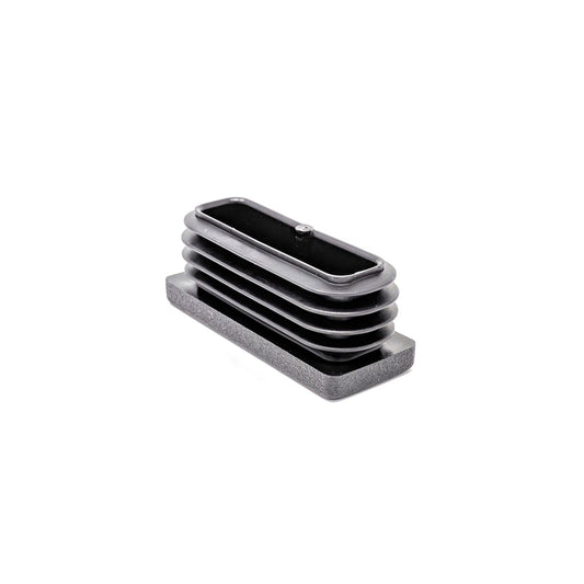 Rectangular Tube Inserts 50mm x 20mm Black | Made in Germany | Keay Vital Parts