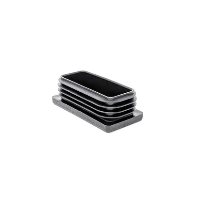 Rectangular Tube Inserts 60mm x 30mm Black | Made in Germany | Keay Vital Parts