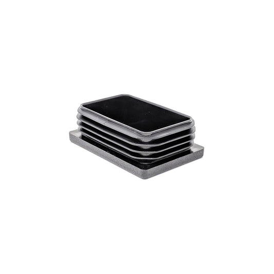 Rectangular Tube Inserts 60mm x 40mm Black | Made in Germany | Keay Vital Parts