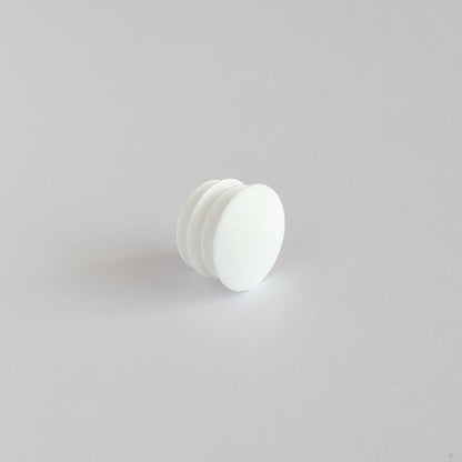 18mm Low Domed Round Tube Inserts (Available in Black or White) | Made in Germany | Keay Vital Parts
