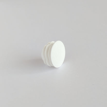 22mm Low Domed Round Tube Inserts (Available in Black or White) | Made in Germany | Keay Vital Parts