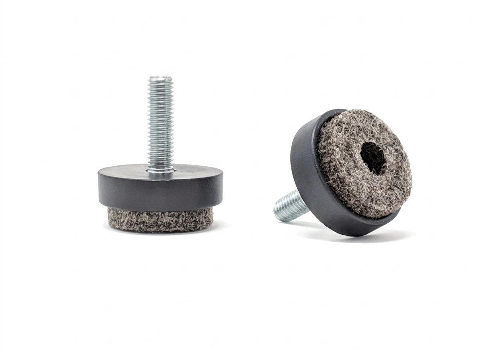 Felt Furniture Pads, Screw-On Floor Protector Glides (Available in 20mm, 24mm, 28mm, 40mm) | Made in Germany | Keay Vital Parts