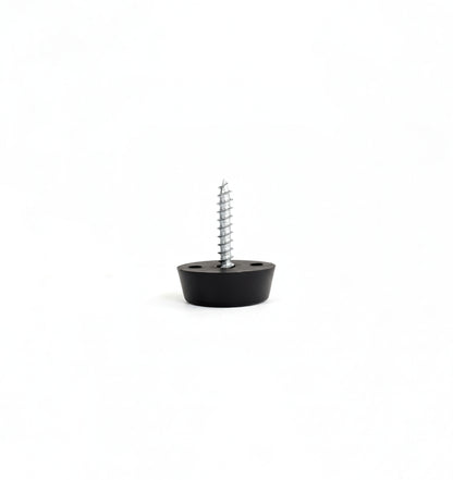 Screw-On Furniture Glides (Available in Black, White & Brown) Made in Germany | Keay Vital Parts