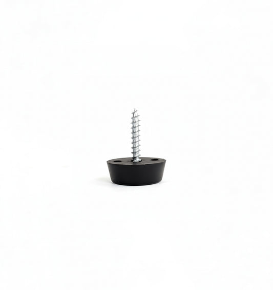 Screw-On Furniture Glides (Available in Black, White & Brown) Made in Germany | Keay Vital Parts