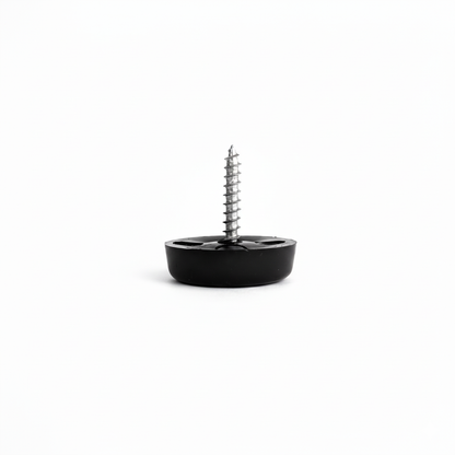 Screw-On Furniture Glides (Available in Black, White & Brown) Made in Germany | Keay Vital Parts