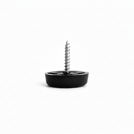 Screw-On Furniture Glides (Available in Black, White & Brown) Made in Germany | Keay Vital Parts - Keay Vital Parts