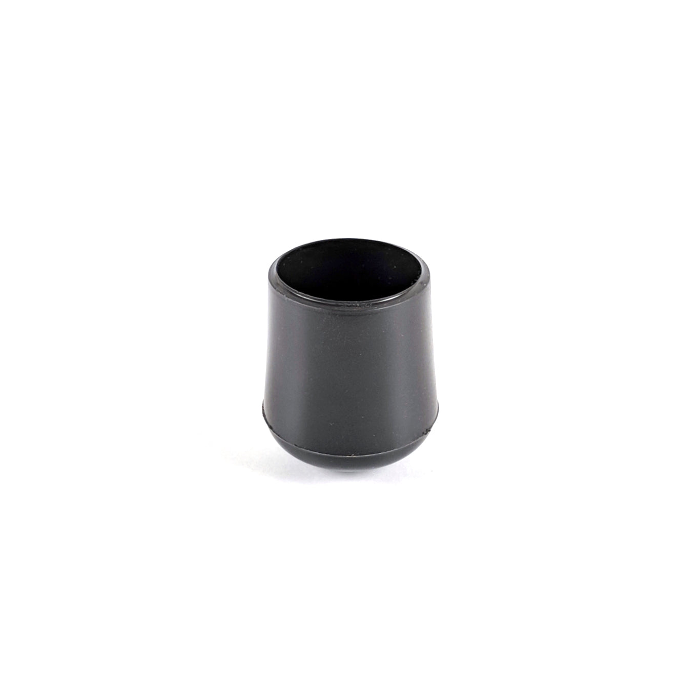 25mm Black Rubber Ferrules with Steel Base Insert - Made in Germany - Keay Vital Parts