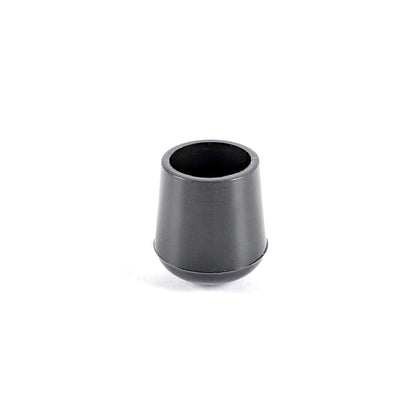 18mm Black Rubber Ferrules with Steel Base Insert - Made in Germany - Keay Vital Parts