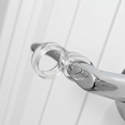 Clear Door Handle & Wall Protector Ring | Transparent Silicone Lever Bumper | Keay Vital Parts