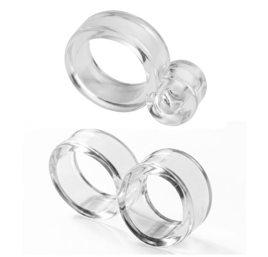 Clear Door Handle & Wall Protector Ring | Transparent Silicone Lever Bumper | Keay Vital Parts