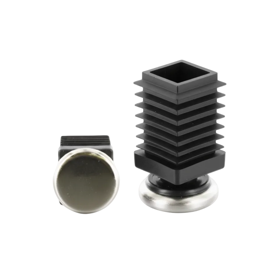 Insert Glides for Square Chair Legs (Angle Adjusting 0-20°) | Made in Germany | Keay Vital Parts