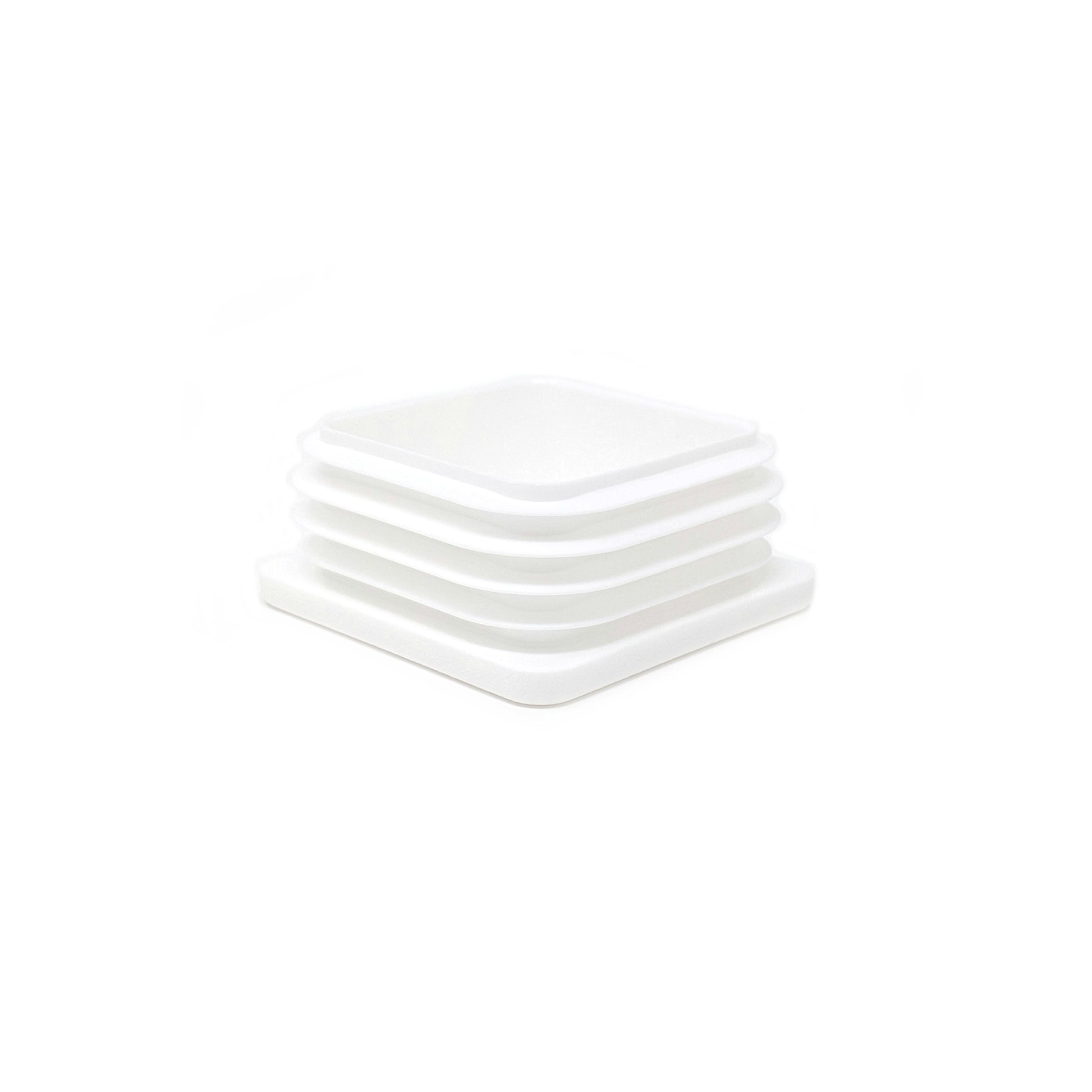 60x60mm Square Tube Inserts (Available in Black, White & Grey) | Made in Germany | Keay Vital Parts - Keay Vital Parts