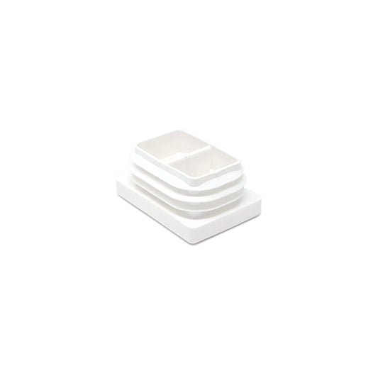 Rectangular Tube Inserts 35mm x 25mm White | Made in Germany | Keay Vital Parts