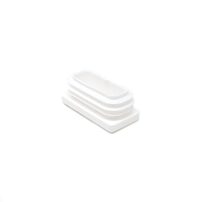 Rectangular Tube Inserts 40mm x 20mm White | Made in Germany | Keay Vital Parts