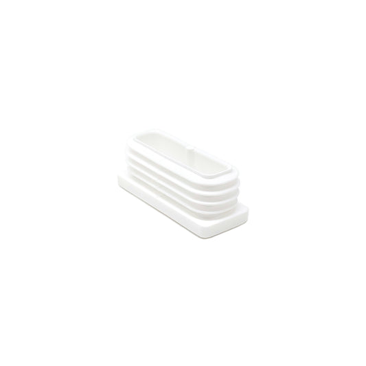 Rectangular Tube Inserts 50mm x 20mm White | Made in Germany | Keay Vital Parts