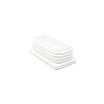 Rectangular Tube Inserts 60mm x 30mm White | Made in Germany | Keay Vital Parts