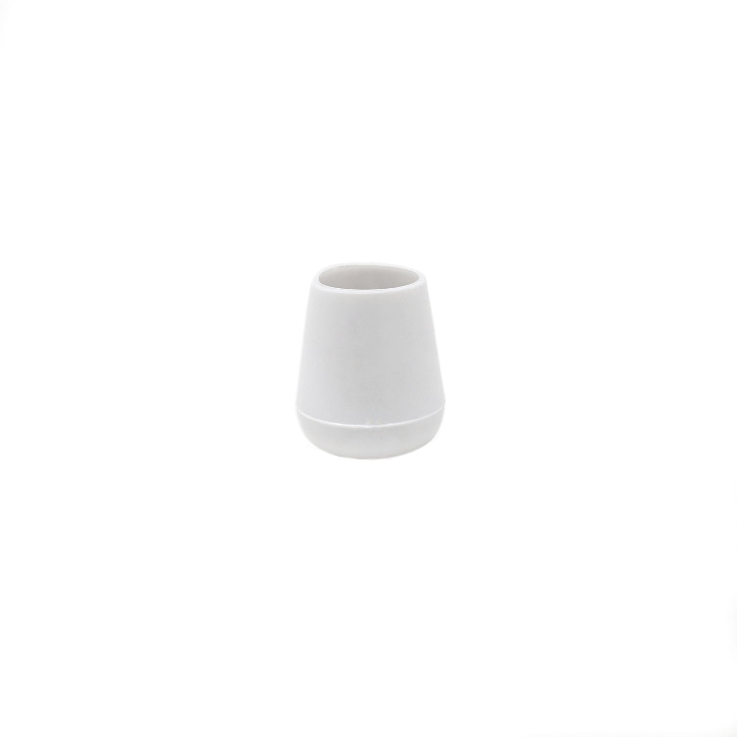 13mm White Rubber Ferrules with Steel Base Insert - Made in Germany - Keay Vital Parts