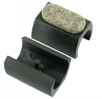Felt Saddle Glides for Skid & Sled Base Chairs | Made in Germany | Keay Vital Parts