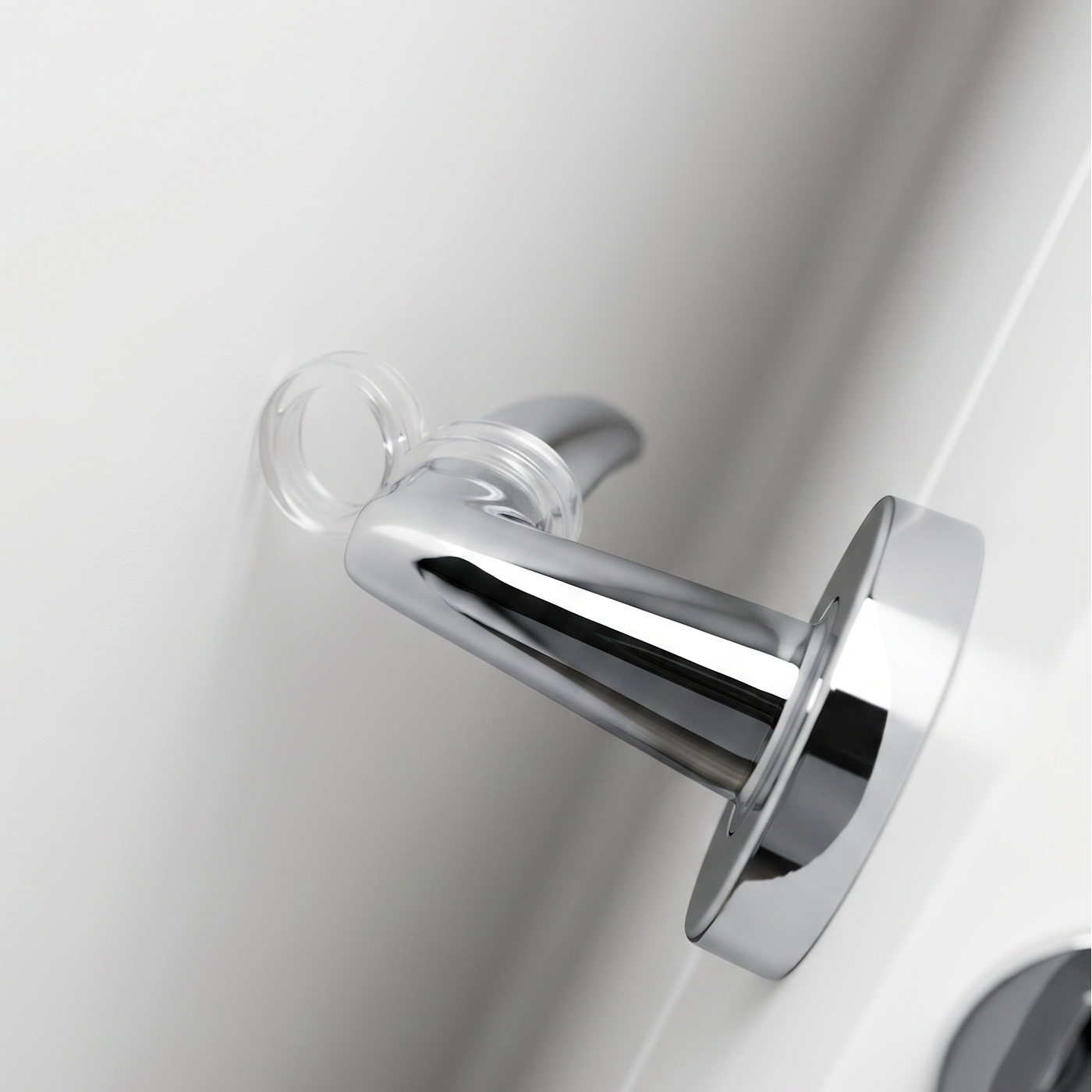Clear Door Handle & Wall Protector Ring | Transparent Silicone Lever Bumper | Keay Vital Parts - Keay Vital Parts