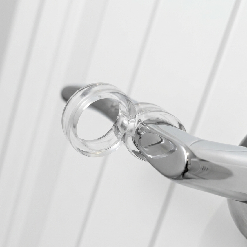 Clear Door Handle & Wall Protector Ring | Transparent Silicone Lever Bumper | Keay Vital Parts - Keay Vital Parts