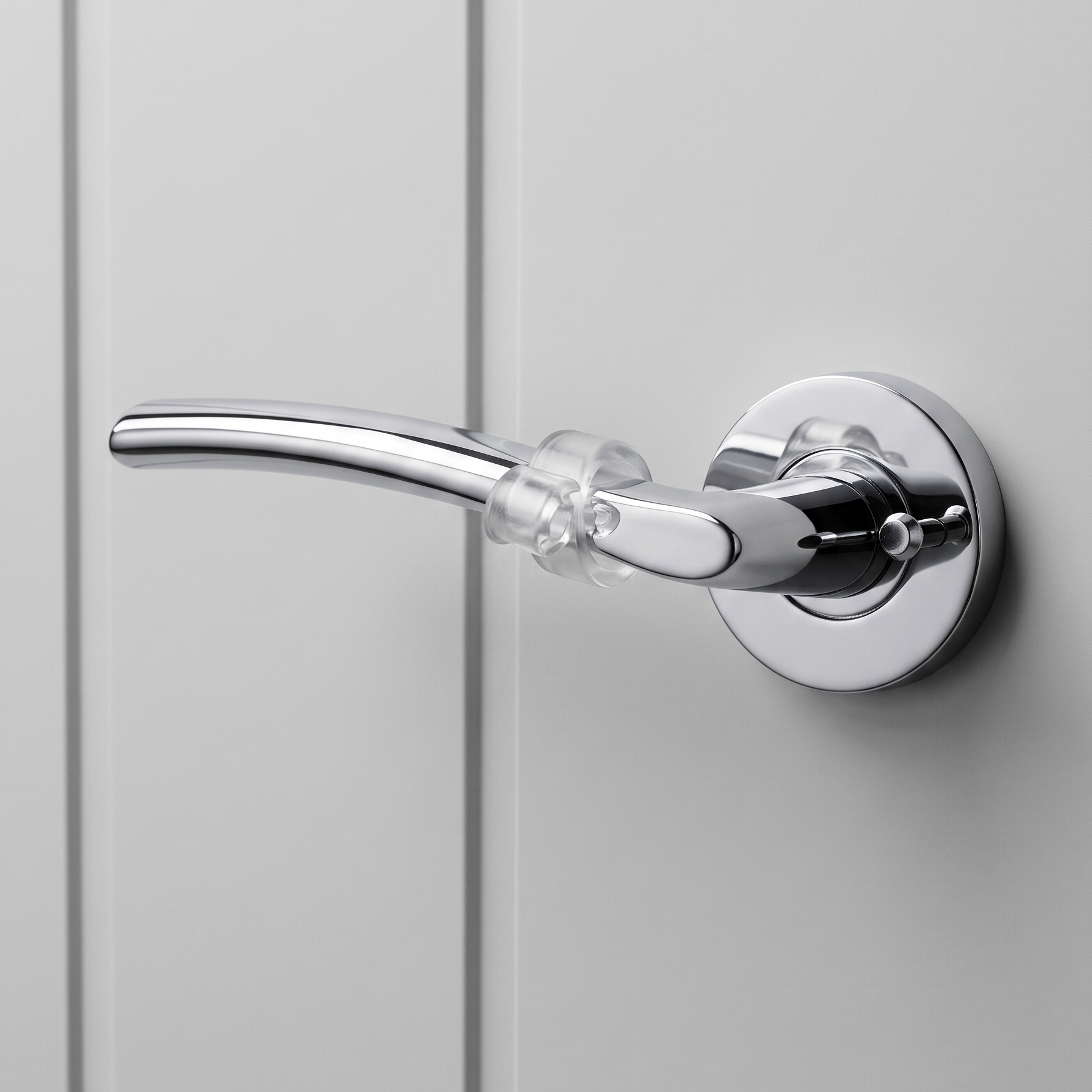 Clear Door Handle & Wall Protector Ring | Transparent Silicone Lever Bumper | Keay Vital Parts - Keay Vital Parts