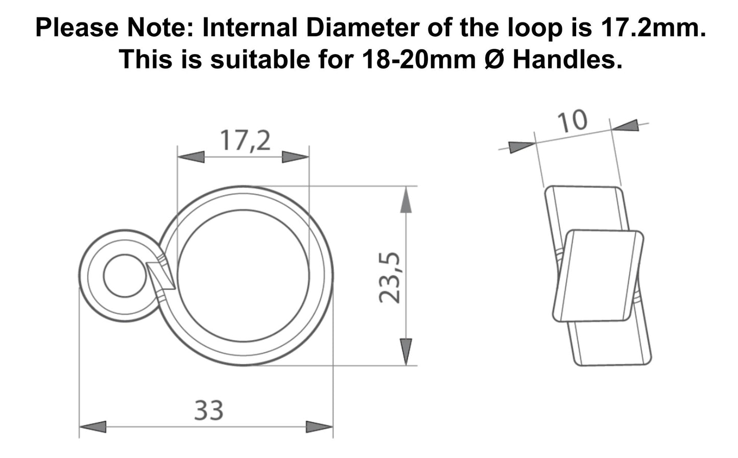 Door Handle & Wall Protector Ring | Transparent Silicone Lever Bumper | Keay Vital Parts