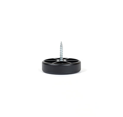 Screw-On Furniture Glides (Available in Black, White & Brown) Made in Germany | Keay Vital Parts