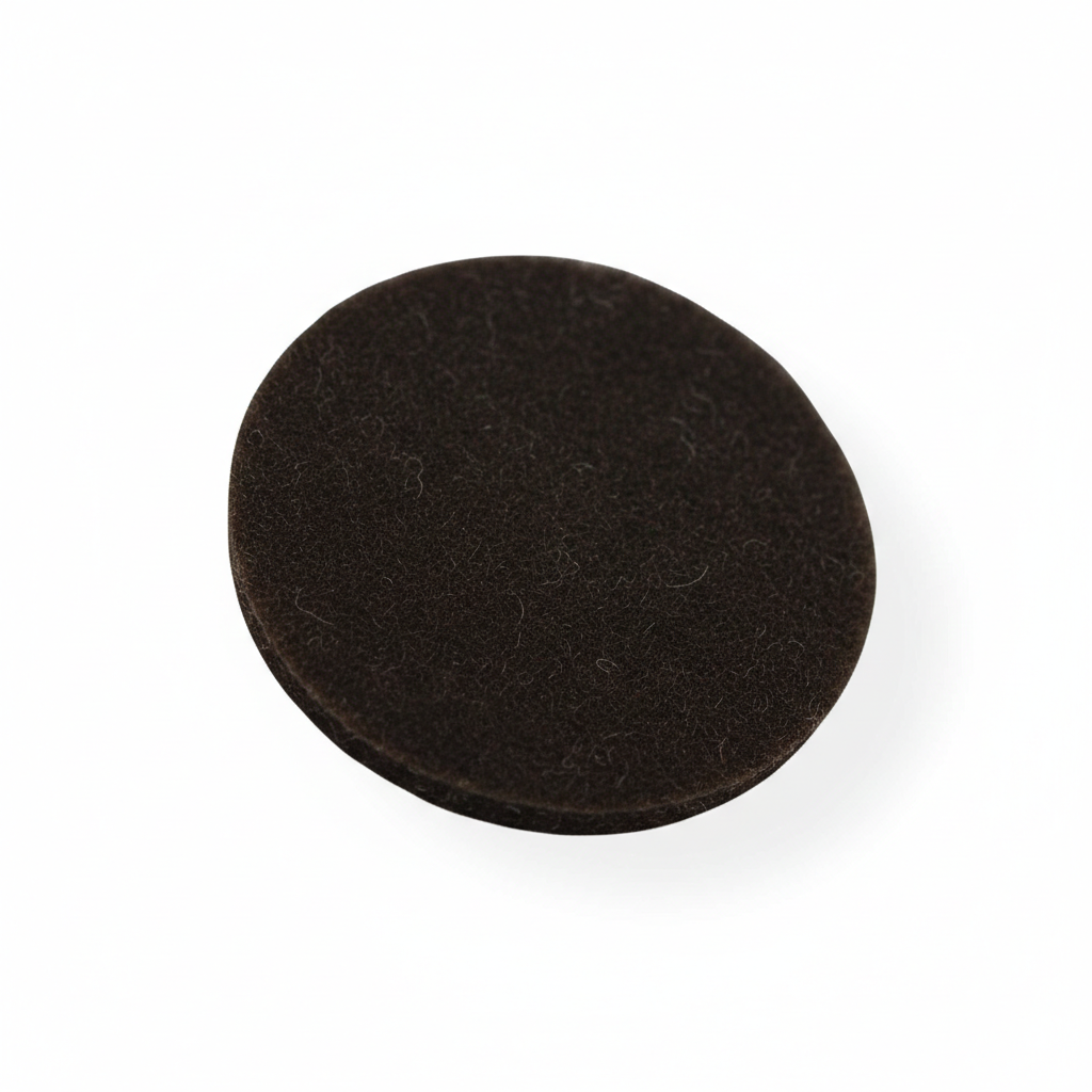 Round Self-Adhesive Felt Pads (Available in Dark Brown & White) | Made in Germany | Keay Vital Parts - Keay Vital Parts