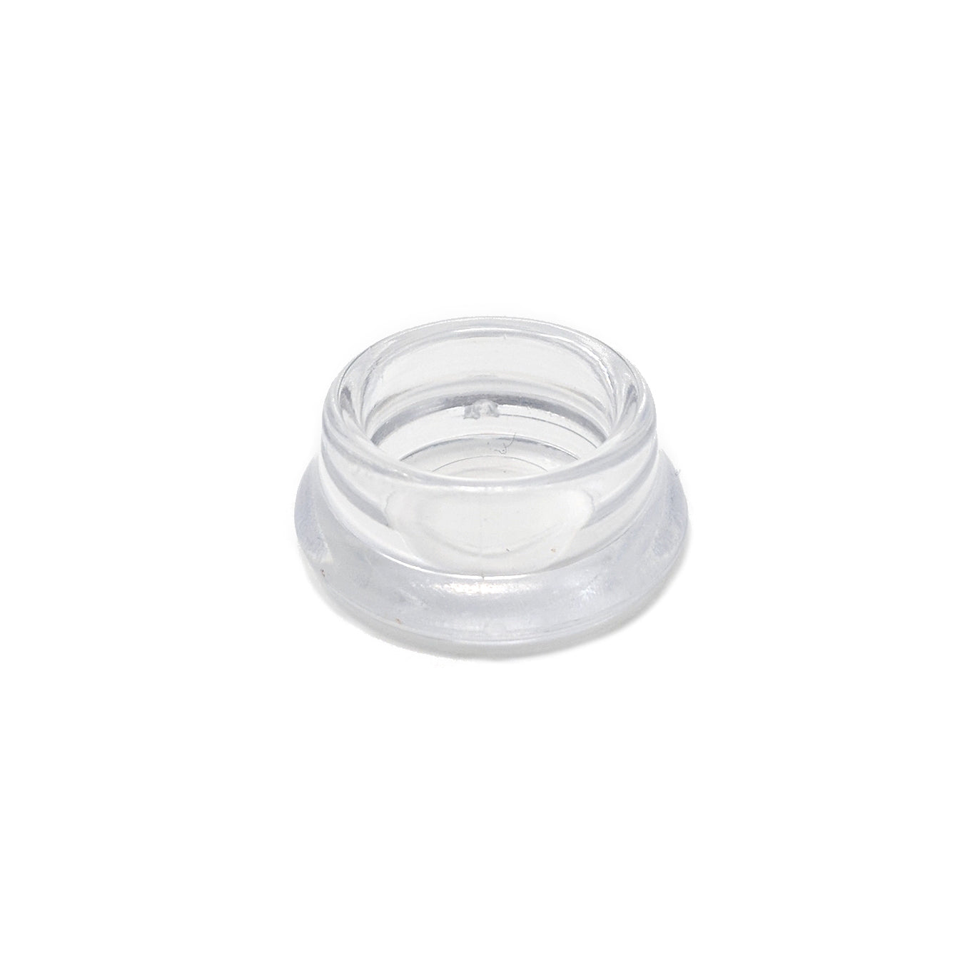 15mm Clear Round Furniture Leg Cups Floor Carpet Protector - Made in Germany - Keay Vital Parts