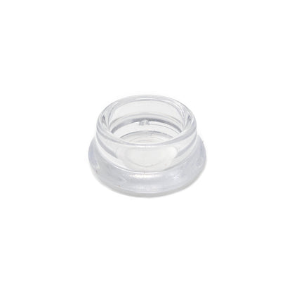 15mm Clear Round Furniture Leg Cups Floor Carpet Protector - Made in Germany - Keay Vital Parts