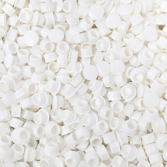 M10 White Plastic Hole Plugs, Made in Germany - Keay Vital Parts