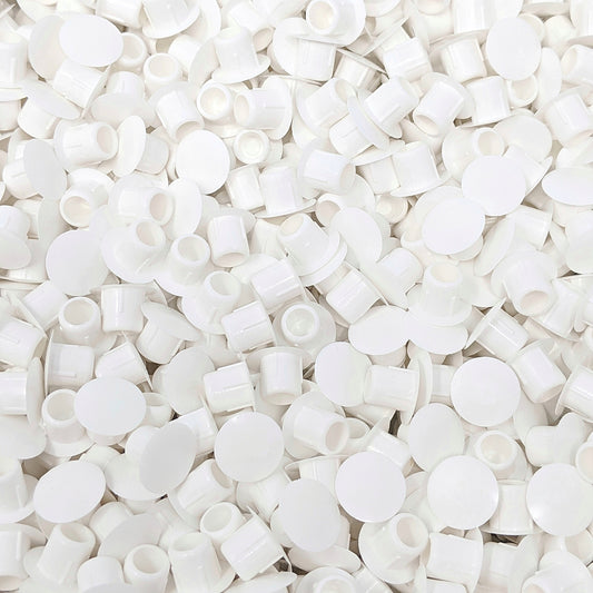 M8 White Plastic Hole Plugs, Made in Germany - Keay Vital Parts