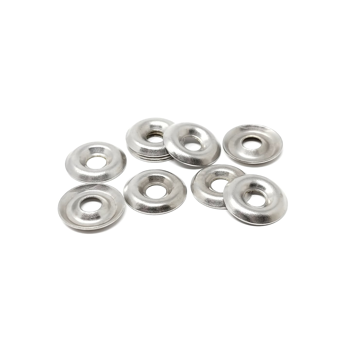4.1mm Rosette Washers For Screws - Nickel Plated Steel, Made In Germany - Keay Vital Parts