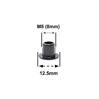 M8 Black Plastic Hole Plugs, Made in Germany - Keay Vital Parts