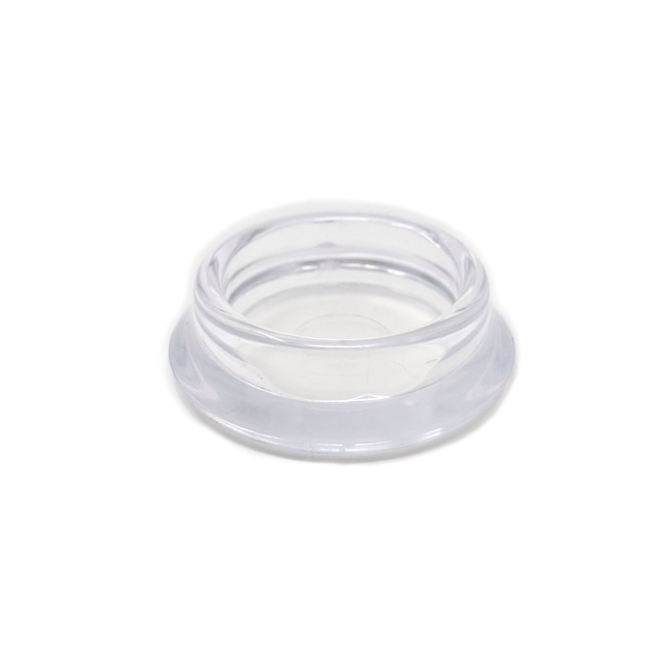 23mm Clear Round Furniture Leg Cups Floor Carpet Protector - Made in Germany - Keay Vital Parts