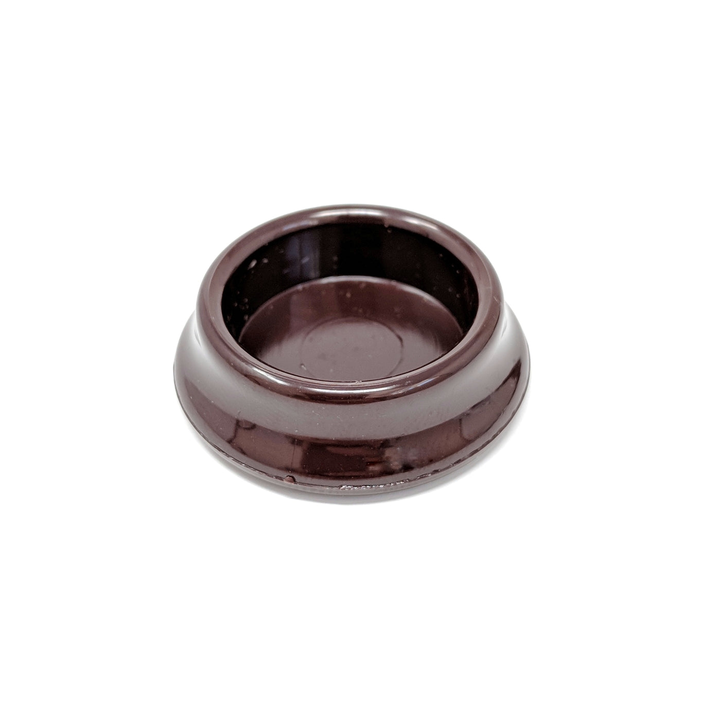 23mm Brown Round Furniture Leg Cups Floor Carpet Protector - Made in Germany - Keay Vital Parts