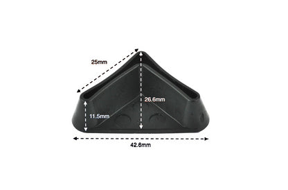 25x25mm Angle Iron End Caps, Made in Germany - Keay Vital Parts