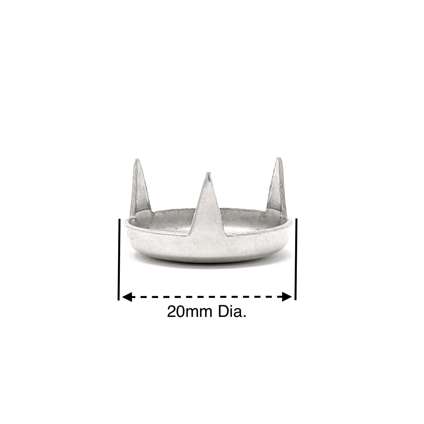20mm Pronged Nickel Plated Nail in Glides - Made in Germany - Keay Vital Parts