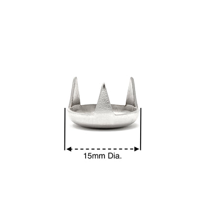 15mm Pronged Nickel Plated Nail in Glides - Made in Germany - Keay Vital Parts
