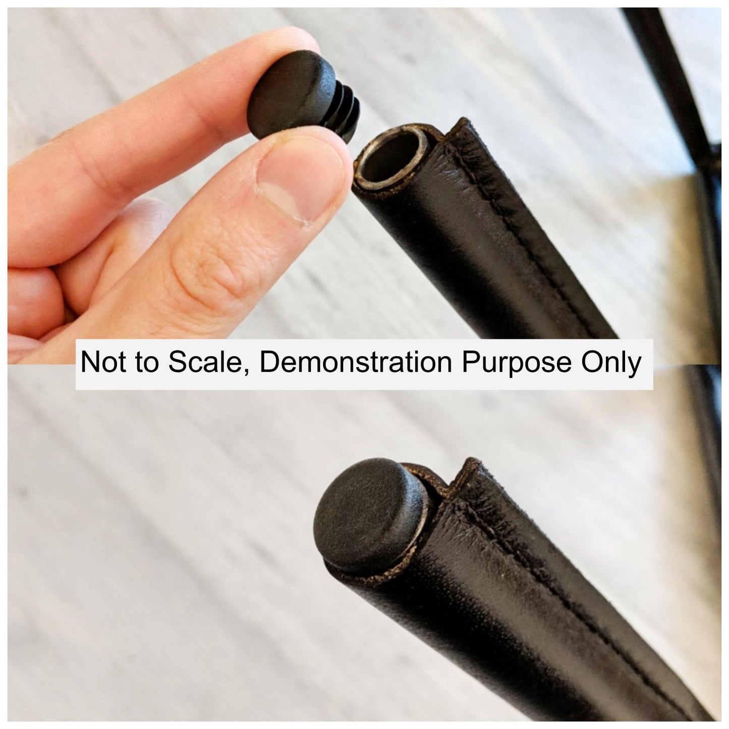 Round Tube Inserts 23mm Black | Made in Germany | Keay Vital Parts - Keay Vital Parts