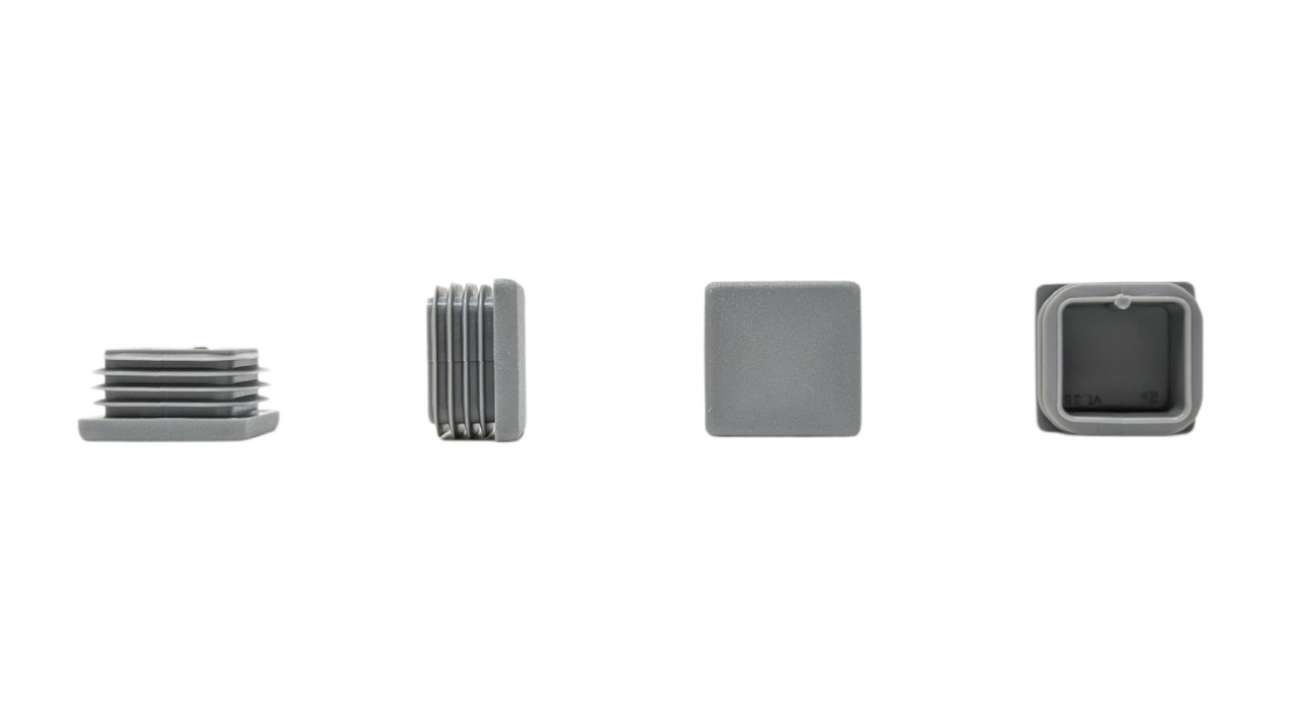 Square Tube Inserts 35mm x 35mm Grey | Made in Germany | Keay Vital Parts - Keay Vital Parts