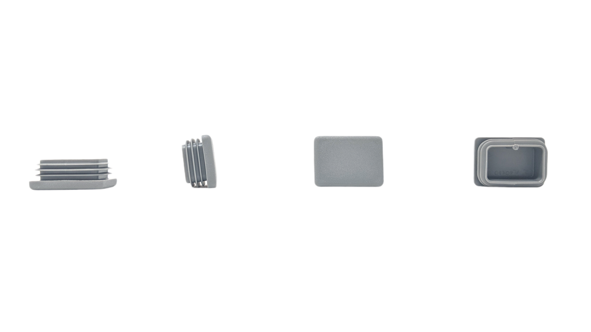 Rectangular Tube Inserts 40mm x 30mm Grey | Made in Germany | Keay Vital Parts - Keay Vital Parts
