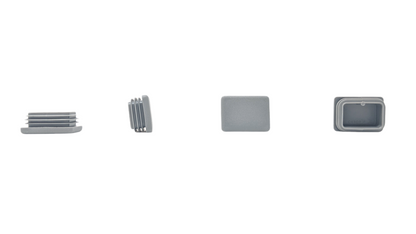 Rectangular Tube Inserts 40mm x 30mm Grey | Made in Germany | Keay Vital Parts - Keay Vital Parts
