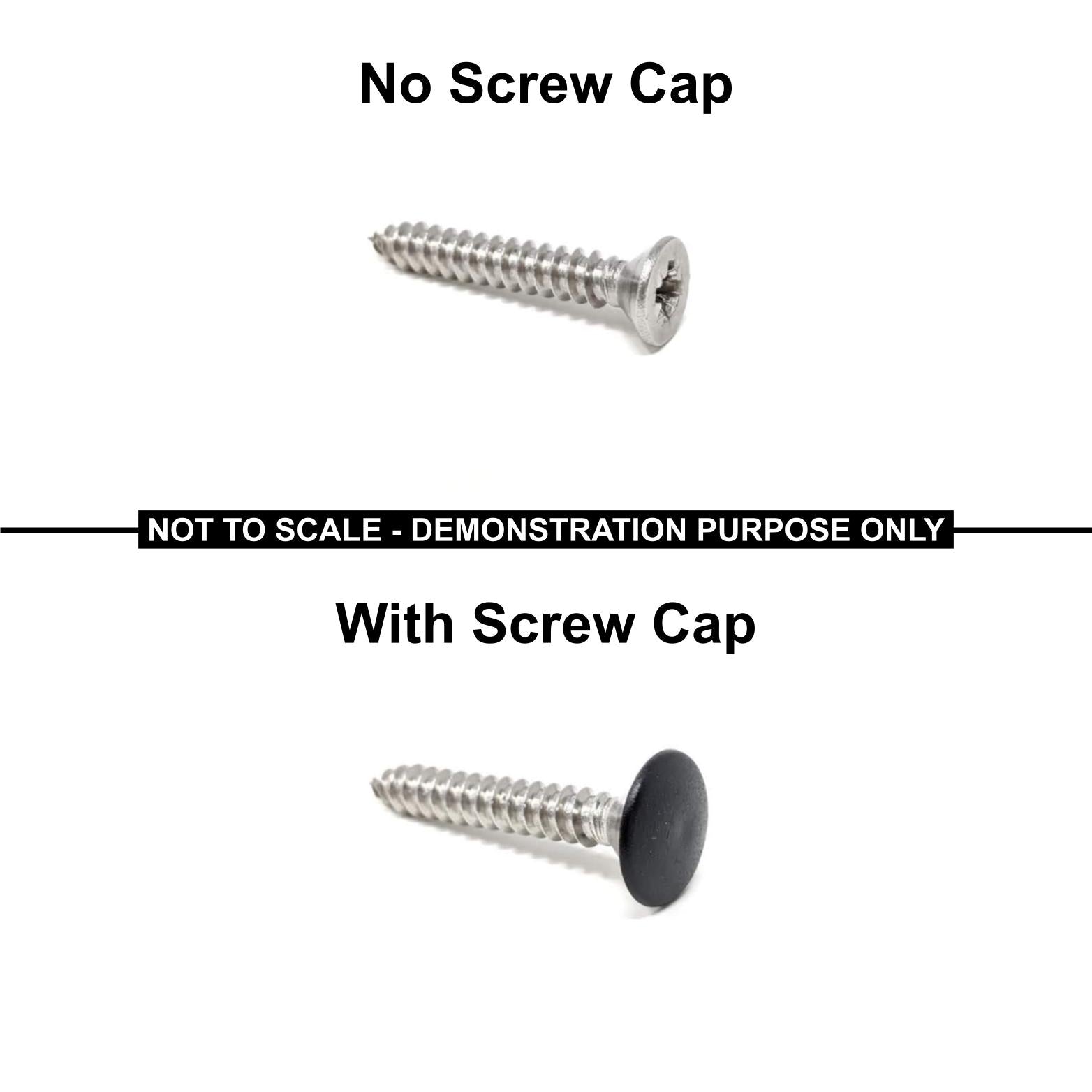 20 x cover caps screws plastic Phillips pz2 lowering head screw caps