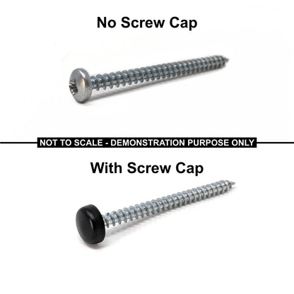 8. Screw Caps (Inner Diameter 9mm, Outer Diameter 12mm, Cap height 5mm) - Keay Vital Parts