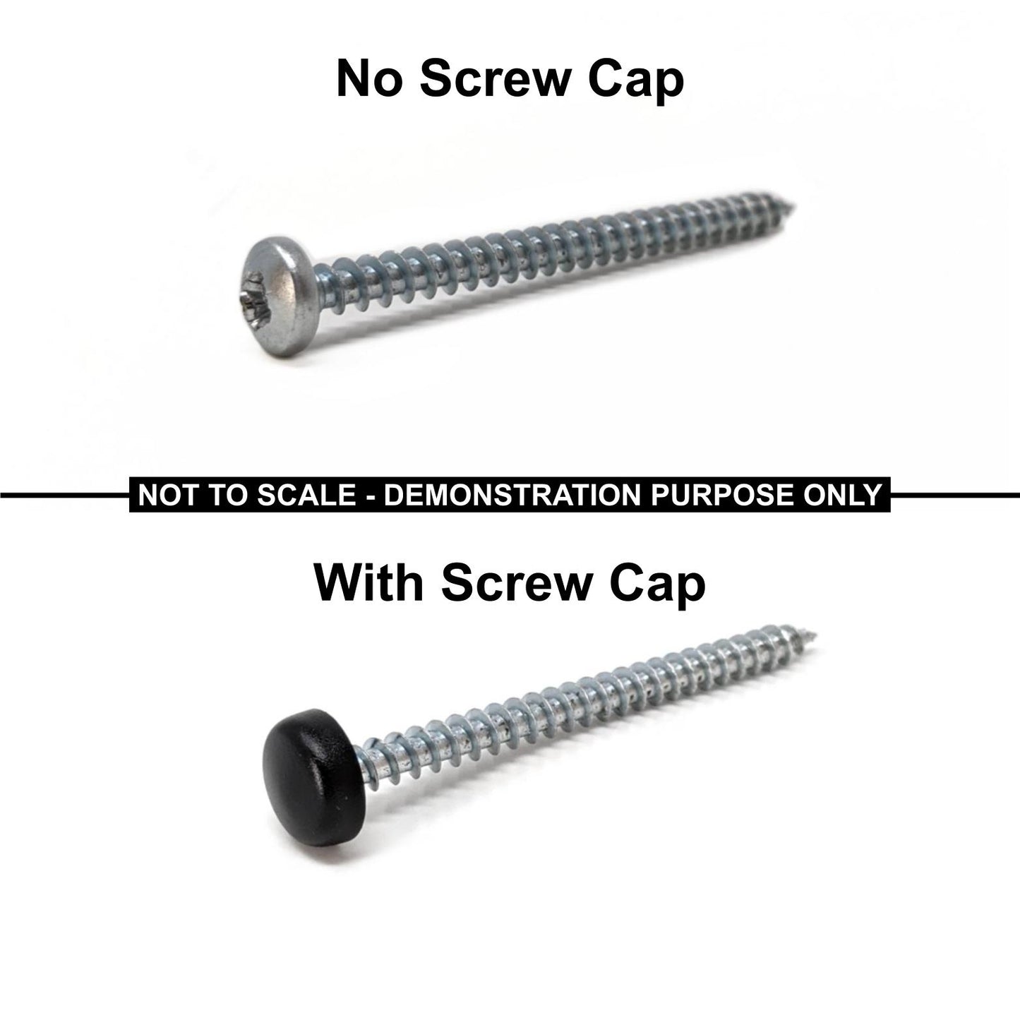 6. Screw Caps (Inner Diameter 8.2mm, Outer Diameter 12mm, Cap height 2.5mm) - Keay Vital Parts