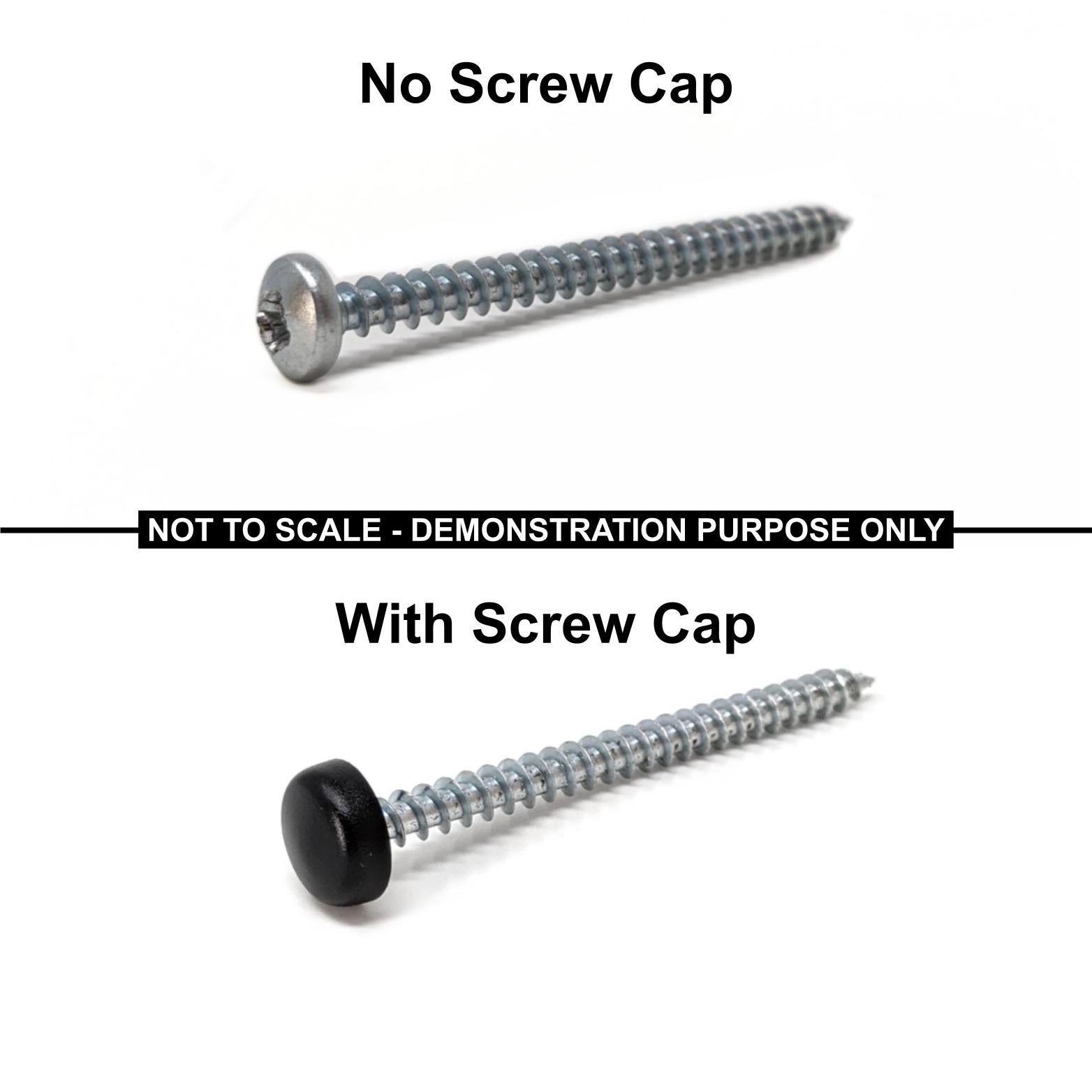 2. Screw Caps (Inner Diameter 7mm, Outer Diameter 9.2mm, Cap height 4mm) - Keay Vital Parts