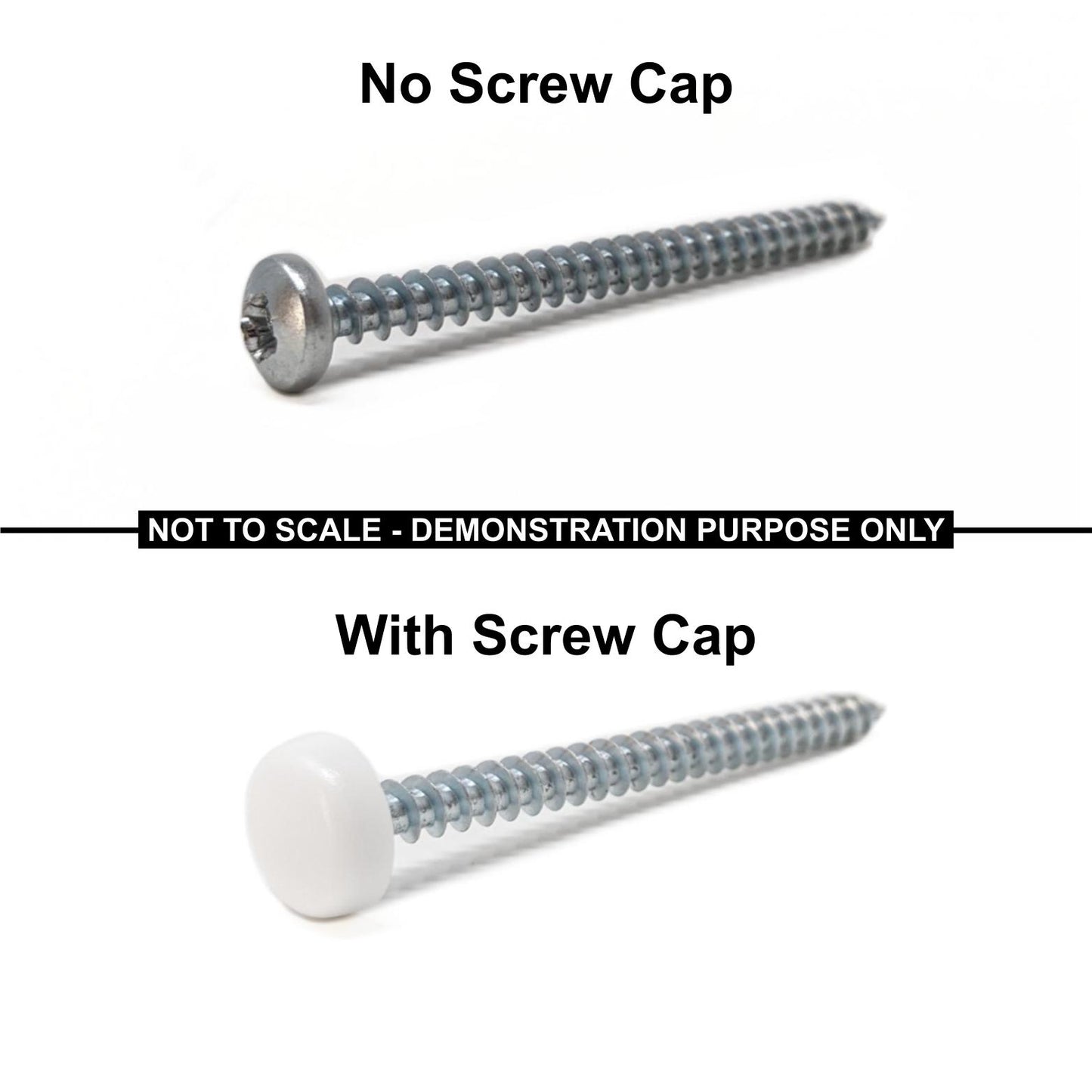 1. Screw Caps (Inner Diameter 6mm, Outer Diameter 9mm, Cap height 3.5mm) - Keay Vital Parts